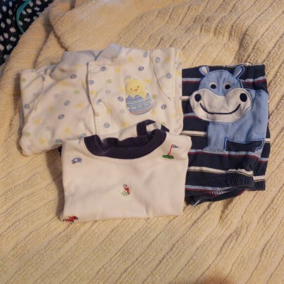 various Other - 6-9 months Baby Romper/PJ Bundle